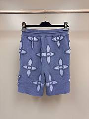 Colestore Louis Vuitton Textured Cotton Knit Shorts 1AGJSI - 5