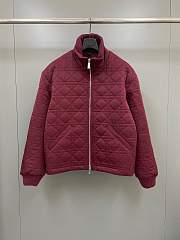 Colestore Dior Cannage Jacket Burgundy Technical Fabric - 1
