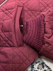 Colestore Dior Cannage Jacket Burgundy Technical Fabric - 4