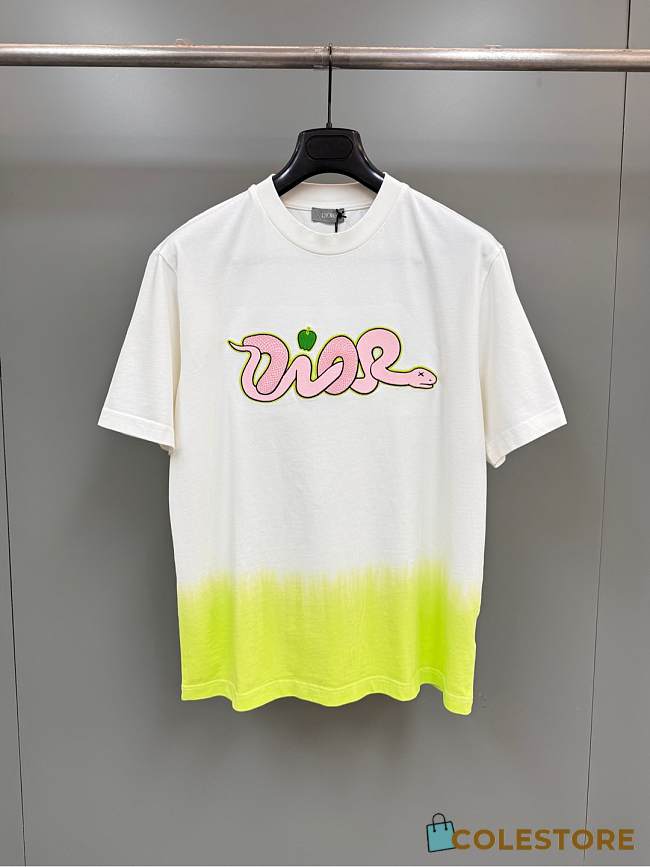Colestore Dior & KAWS Reunite for Year of the Snake T-Shirt White - 1