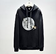 Colestore Loewe Relaxed fit hoodie in cotton Black - 4