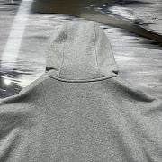 Colestore Loewe Relaxed fit hoodie in cotton Grey Melange - 4