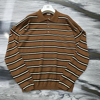 Colestore Loewe Polo sweater in wool Brown