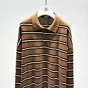 Colestore Loewe Polo sweater in wool Brown - 4