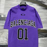 Colestore Balenciaga SS25 Basketball Series Tee in Purple  - 1
