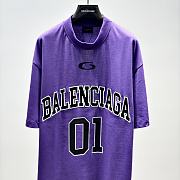 Colestore Balenciaga SS25 Basketball Series Tee in Purple  - 6