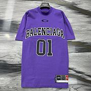 Colestore Balenciaga SS25 Basketball Series Tee in Purple  - 3