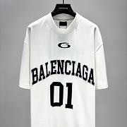Colestore Balenciaga SS25 Basketball Series Tee in White - 4