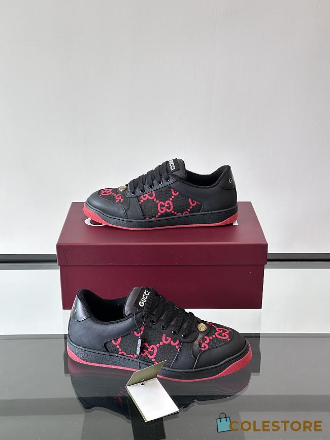 Colestore Gucci New Spring Black Red Sneakers - 1