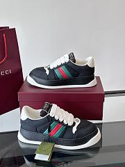 Colestore Gucci Men's GG Screener sneaker with Web Black - 1