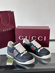 Colestore Gucci Men's GG Screener sneaker with Web Black - 3