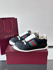 Colestore Gucci Men's GG Screener sneaker with Web Black - 4