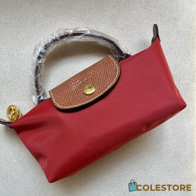 Colestore Longchamp Le Pliage Original Mini Bag Red 17 x 11 x 5,5 cm - 1