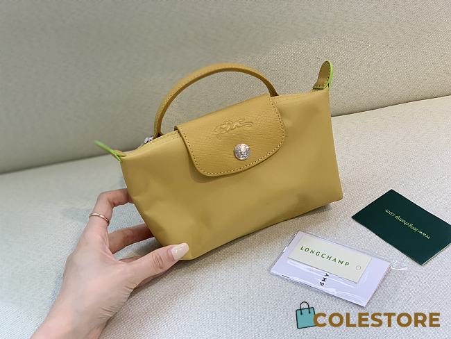 Colestore Longchamp Le Pliage Original Mini Bag Yellow 17 x 11 x 5,5 cm - 1