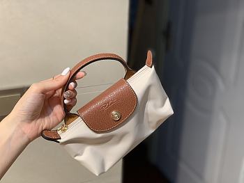 Colestore Longchamp Le Pliage Original Mini Bag White 17 x 11 x 5,5 cm