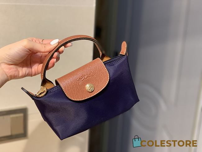 Colestore Longchamp Le Pliage Original Mini Bag Blue 17 x 11 x 5,5 cm - 1