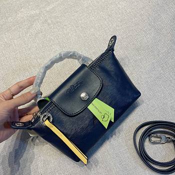 Colestore Longchamp Le Pliage City Crossbody XS Black 19 x 11 cm