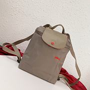 Colestore Longchamp Le Pliage Backpack Grey  - 1