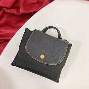 Colestore Longchamp Le Pliage Backpack Black With Yellow Logo  - 6