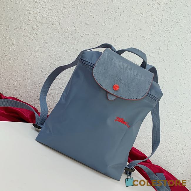 Colestore Longchamp Le Pliage Backpack Blue - 1