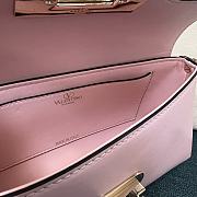 Colestore Valentino Garavani Rockstud leather shoulder bag Pink 26 x 13 x 7 cm - 6