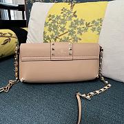 Colestore Valentino Garavani Rockstud leather shoulder bag Beige 26 x 13 x 7 cm - 2