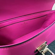 Colestore Valentino Garavani Rockstud leather shoulder bag Hot Pink 26 x 13 x 7 cm - 6