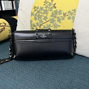 Colestore Valentino Garavani Rockstud leather shoulder bag Black With Silver Hardware 26 x 13 x 7 cm - 5
