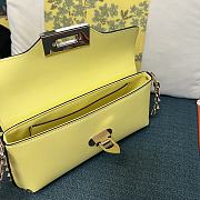 Colestore Valentino Garavani Rockstud leather shoulder bag Yellow 26 x 13 x 7 cm - 5