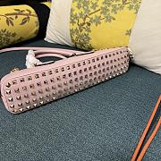 Colestore Valentino Garavani leather Rockstud East-West handbag Pink 34 x 11 x 8 cm - 4