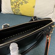 Colestore Valentino Garavani leather Rockstud East-West handbag Black 34 x 11 x 8 cm - 5