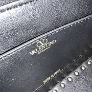 Colestore Valentino Garavani leather Rockstud East-West handbag Black 34 x 11 x 8 cm - 4