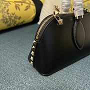 Colestore Valentino Garavani leather Rockstud East-West handbag Black 34 x 11 x 8 cm - 2