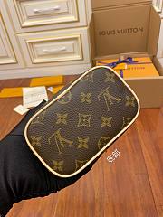 Colestore Louis Vuitton Nice Nano Toiletry Bag Brown 14x10.2x8.5CM - 3