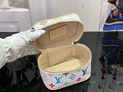 Colestore Louis Vuitton x Takashi Murakami Nice Mini Toiletry New Bag 25SS  White 14x10.2x8.5CM - 5