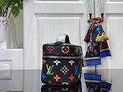 Colestore Louis Vuitton x Takashi Murakami Nice Mini Toiletry New Bag 25SS Black 14x10.2x8.5CM - 5