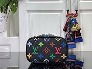 Colestore Louis Vuitton x Takashi Murakami Nice Mini Toiletry New Bag 25SS Black 14x10.2x8.5CM - 6