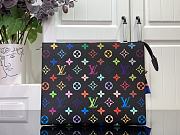 Colestore Louis Vuitton x Takashi Murakami Toiletry Pouch New Bag 25SS 25.0 x 20.0 x 5.5 cm - 1