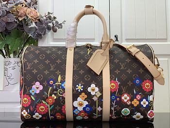 Colestore Louis Vuitton x Takashi Murakami Keepall Bandoulière 45 New Bag 25SS 45.0 x 27.0 x 20.0 CM