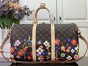 Colestore Louis Vuitton x Takashi Murakami Keepall Bandoulière 45 New Bag 25SS 45.0 x 27.0 x 20.0 CM - 2