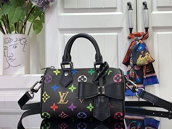Colestore Louis Vuitton x Takashi Murakami Nano Speedy New Bag Black 25SS 16.0 x 11.0 x 9.0 cm