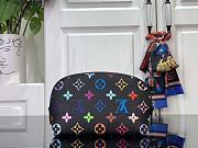 Colestore Louis Vuitton x Takashi Murakami PM Cosmetic Pouch New 25SS Black 19x12×6cm  - 6