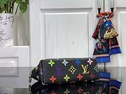 Colestore Louis Vuitton x Takashi Murakami PM Cosmetic Pouch New 25SS Black 19x12×6cm  - 5