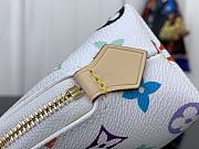 Colestore Louis Vuitton x Takashi Murakami PM Cosmetic Pouch White New 25SS 19x12×6cm  - 3