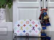 Colestore Louis Vuitton x Takashi Murakami PM Cosmetic Pouch White New 25SS 19x12×6cm  - 2