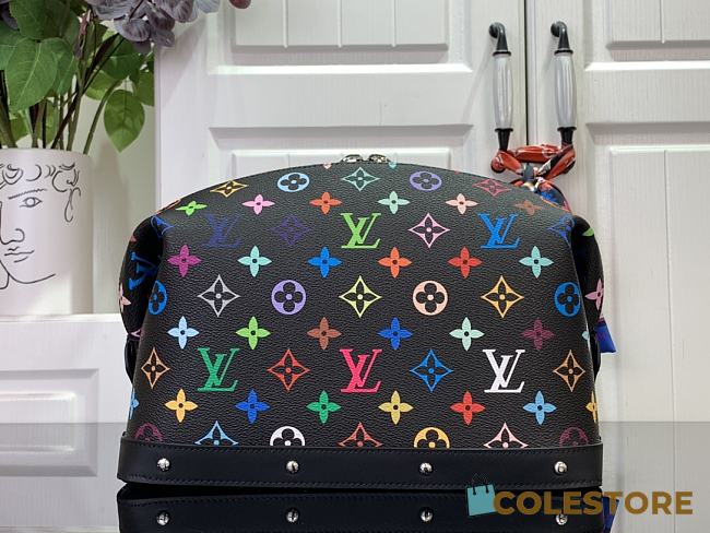 Colestore Louis Vuitton x Takashi Murakami GM Cosmetic Pouch New 25SS Black 27 x 18 x9 cm - 1
