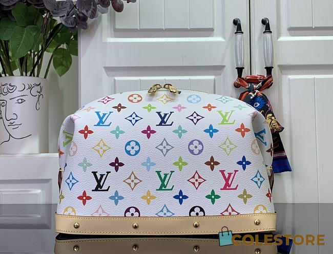 Colestore Louis Vuitton x Takashi Murakami GM Cosmetic Pouch New 25SS White 27 x 18 x9 cm - 1