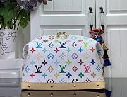 Colestore Louis Vuitton x Takashi Murakami GM Cosmetic Pouch New 25SS White 27 x 18 x9 cm - 1