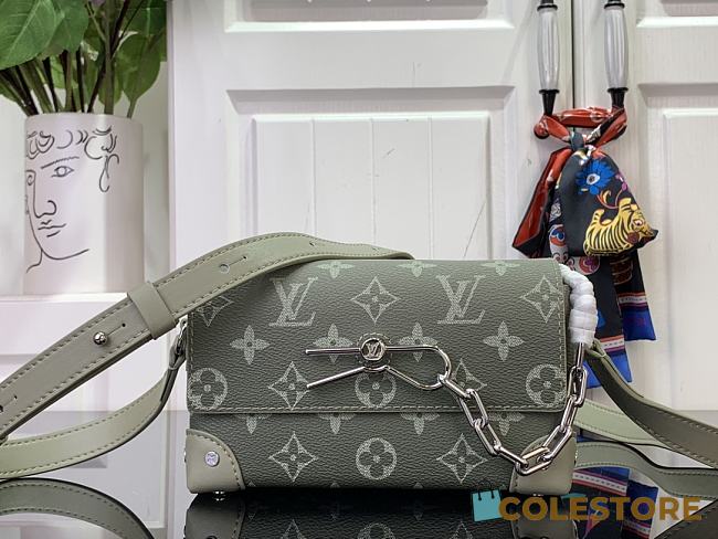 Colestore Louis Vuitton Steamer Grey 11 x 6.5 x 18 cm - 1