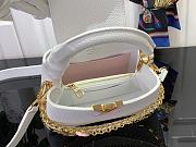 Colestore Louis Vuitton Capucines Mini White 21x 13.6 x 8 cm - 5